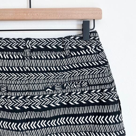 Anthropologie Maeve Fieldnotes Mudcloth Button Front A-Line Mini Skirt - Picture 5 of 9